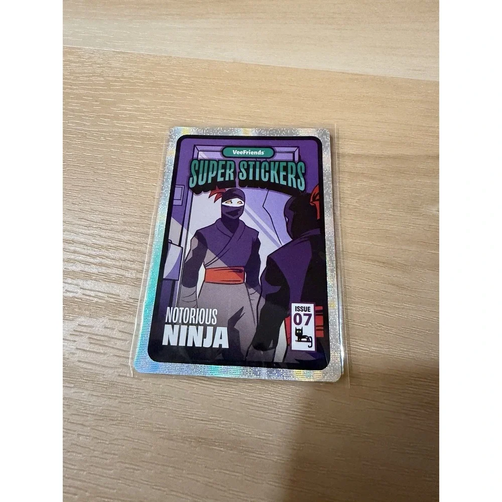 Notorious Ninja VeeFriends Spectacular Series Super Sticker Base Comic Insert OO